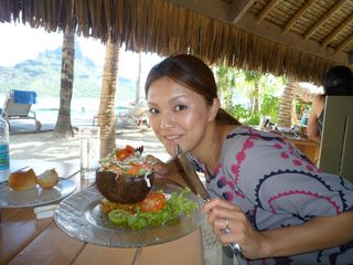 ホテル食事